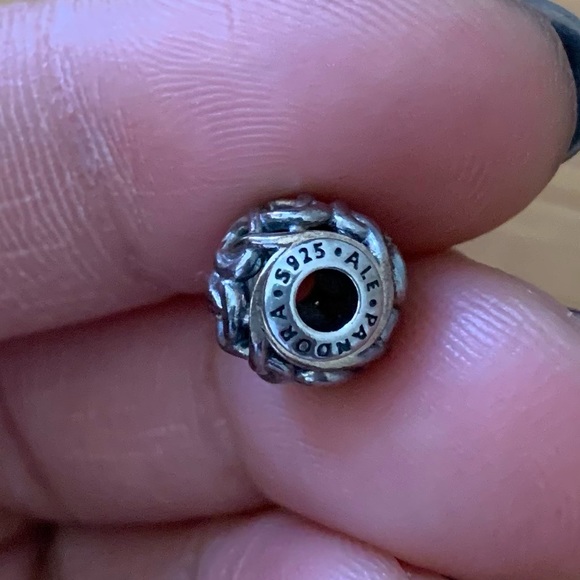 Retired Pandora Essence Collection Friendship Charm Sterling Silver - Picture 6 of 7